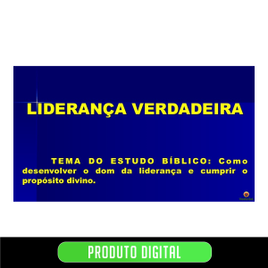 LIDERANÇA VERDADEIRA