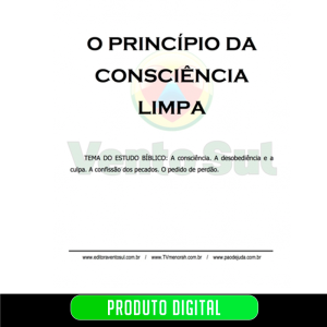 CONSCIÊNCIA LIMPA