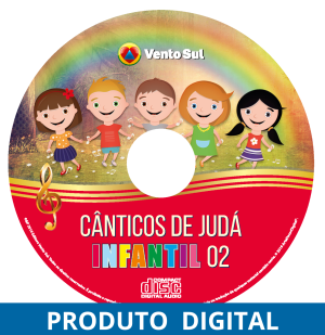 CD CÂNTICOS DE JUDÁ INFANTIL 02 - Louvores