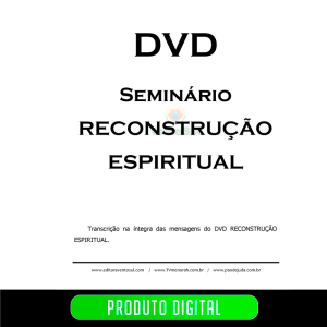 RECONSTRUÇÃO ESPIRITUAL