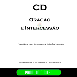 ORAÇÃO E INTERCESSÃO