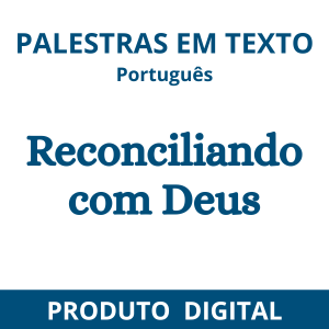 RECONCILIANDO COM DEUS